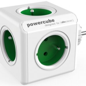PowerCube Original 5-pistorasiaa vihreä