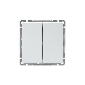ABB Impressivo 6+6-kytkin, valkoinen (2x porraskytkin)