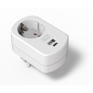 Airam USB-haaroitin (USB+USB-C)