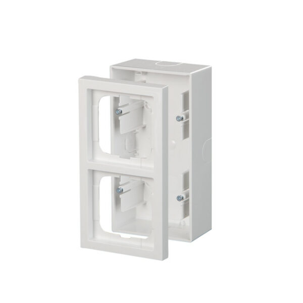ABB Impressivo 2-os 80mm pinta-asennuskotelo (54mm)