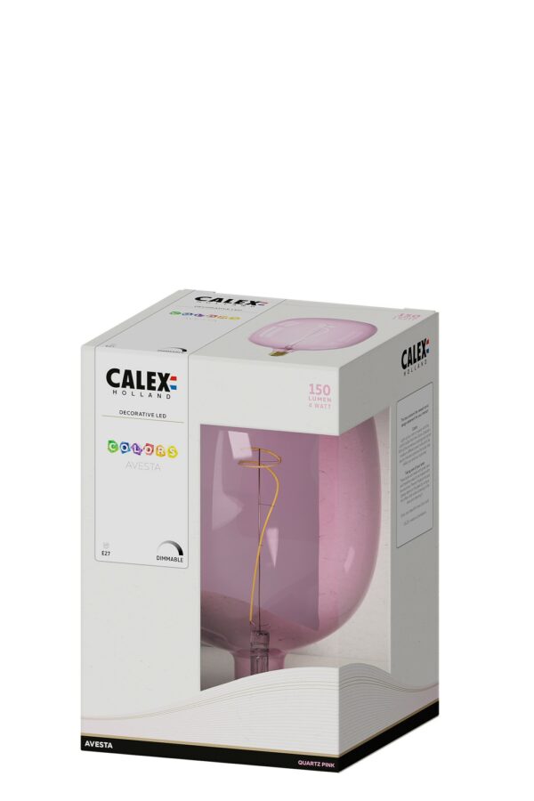 Calex Avesta E27 LED DIM ruusukvartsi - Image 2