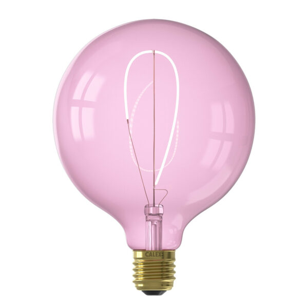 Calex Nora E27 LED DIM G125 ruusukvartsi