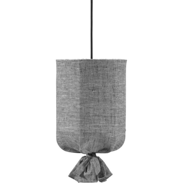 Round-riippuvalaisin terassille 40 cm harmaa-musta IP44