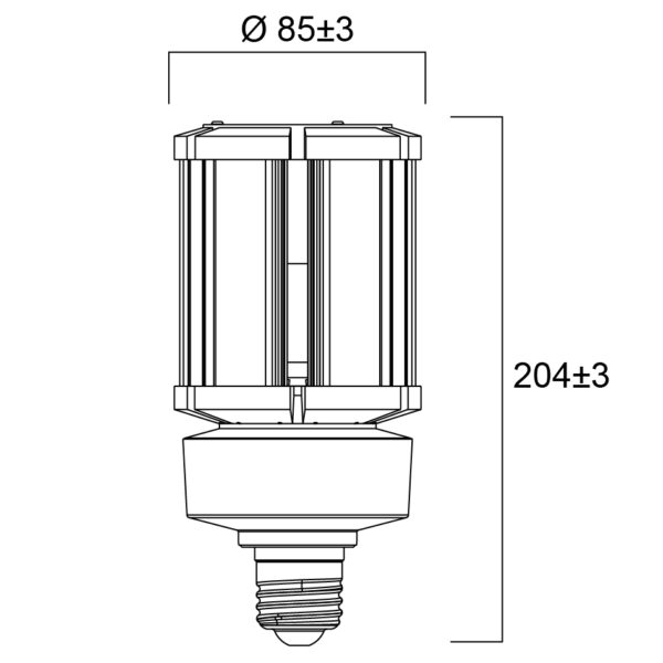 Sylvania ToLEDo Performer T85 E27 36W (elohopealampun korvaaja) - Image 4