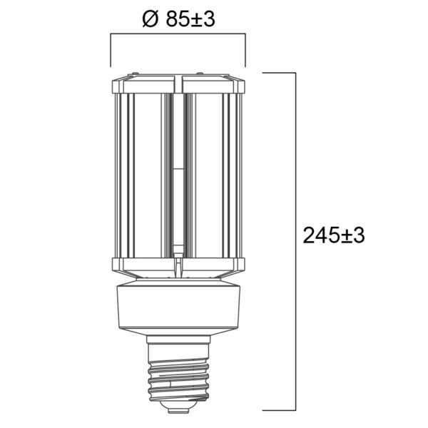 Sylvania ToLEDo Performer T85 E40 54W (elohopealampun korvaaja) - Image 4