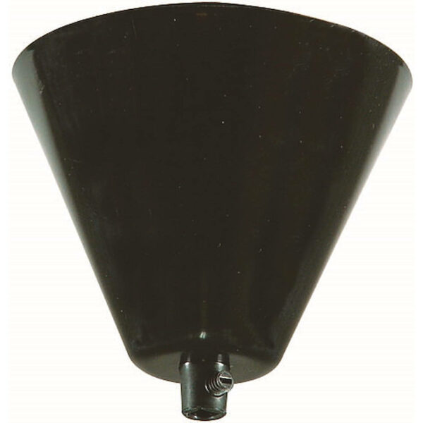 Kattokuppi musta 113 mm