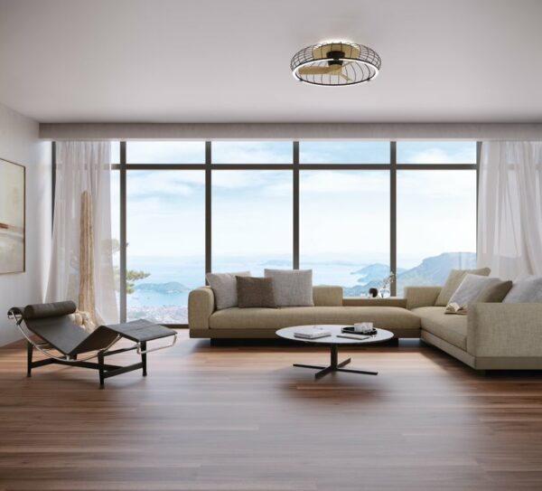 Mantra Nature LED-kattotuuletin musta/puu - Image 3
