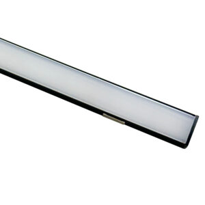 Line LED-alumiiniprofiili matala 2m musta
