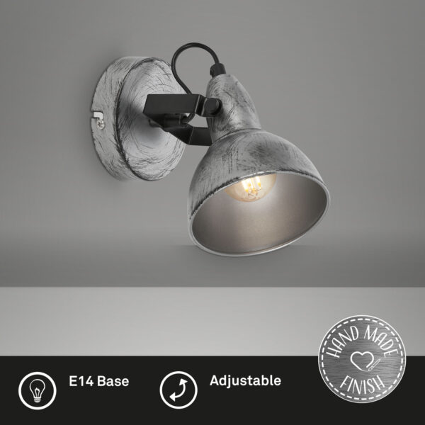 E.Lite Soft -kohdevalaisin antiikkihopea - Image 2