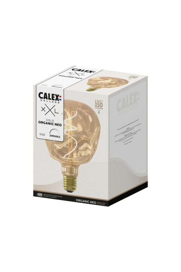 Calex Organic Neo G125 E27 LED DIM kulta - Image 6