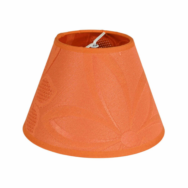 Valaisin Grönlund varjostin 15 cm oranssi kudottu kukka