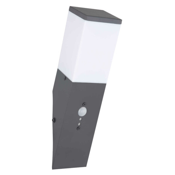 Focuslight Herri seinävalaisin IP44 liiketunnistimella