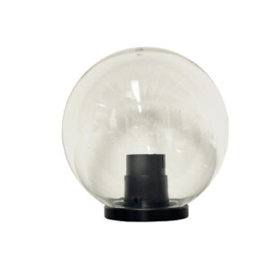 Pallokupu Ø250 mm kirkas sisältää kannan