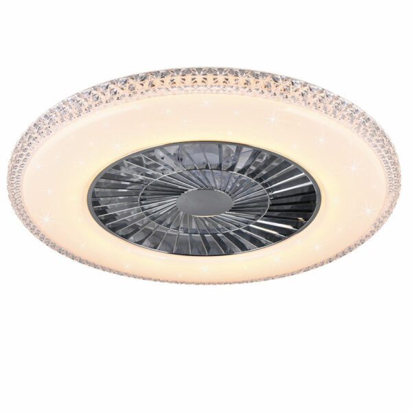 Harstad LED-kattotuuletin 60cm 3900lm CCT