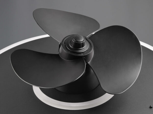 Nybro LED-kattotuuletin 50cm 3500lm CCT musta - Image 3