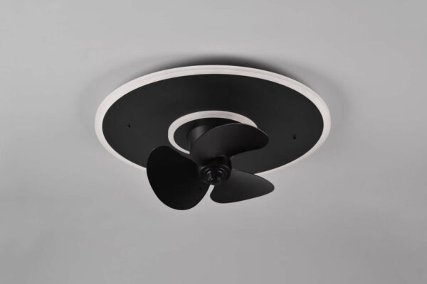 Nybro LED-kattotuuletin 50cm 3500lm CCT musta - Image 2