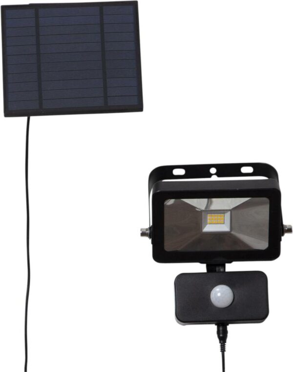 Aurinkokennovalaisin Valonheitin liike- ja hämärätunnistimella IP44 800lm - Image 2
