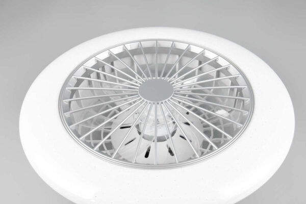 Stralsund LED-kattotuuletin 50cm 2600lm CCT harmaa - Image 3