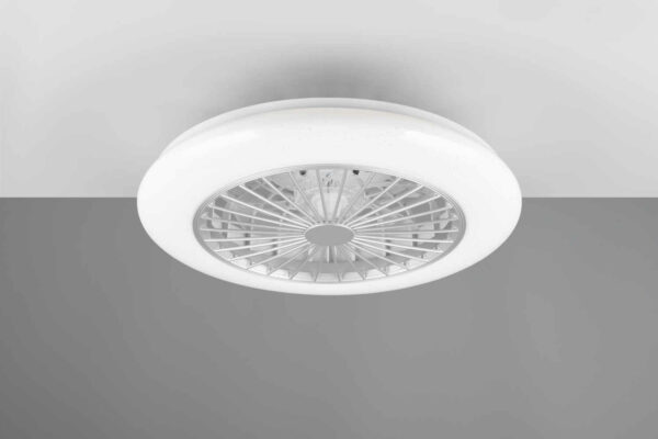 Stralsund LED-kattotuuletin 50cm 2600lm CCT harmaa - Image 5