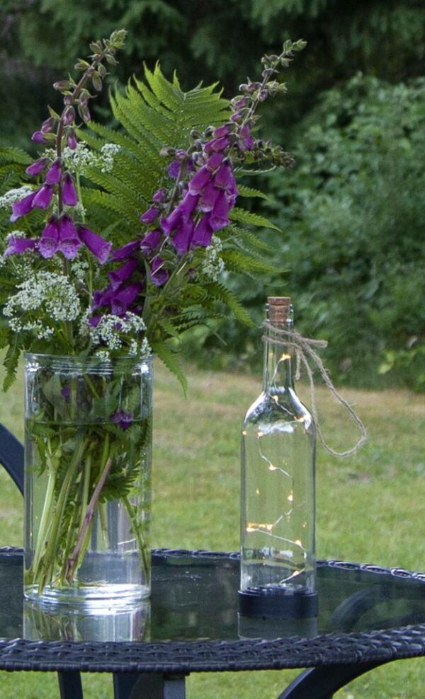 Aurinkokennovalaisin Clear Bottle ulkokoriste - Image 3