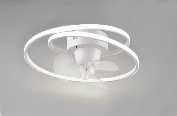 Umea LED-kattotuuletin 50cm 4400lm CCT valkoinen - Image 2