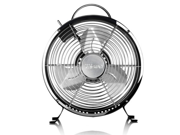 Tristar metallinen retro pöytätuuletin 25cm musta - Image 3