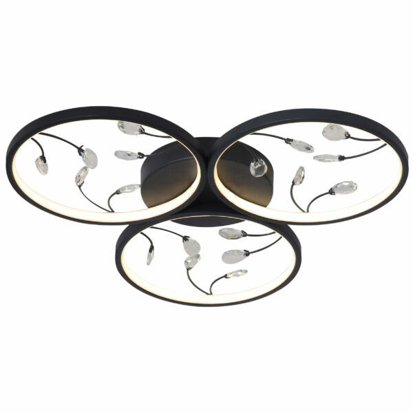 Focuslight Rings plafondi musta CCT