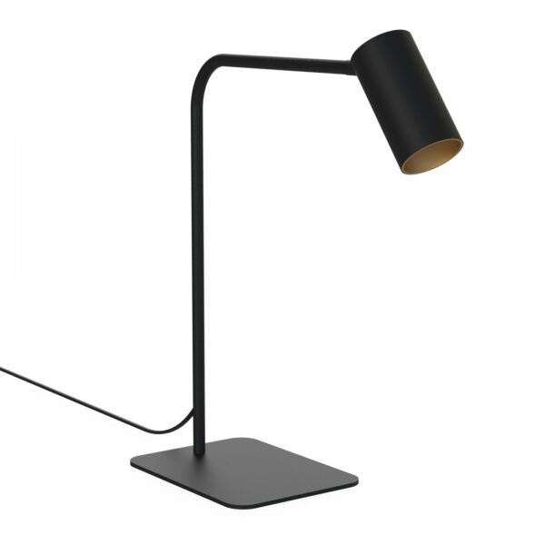 E.Lite Mono pöytävalaisin musta/kulta
