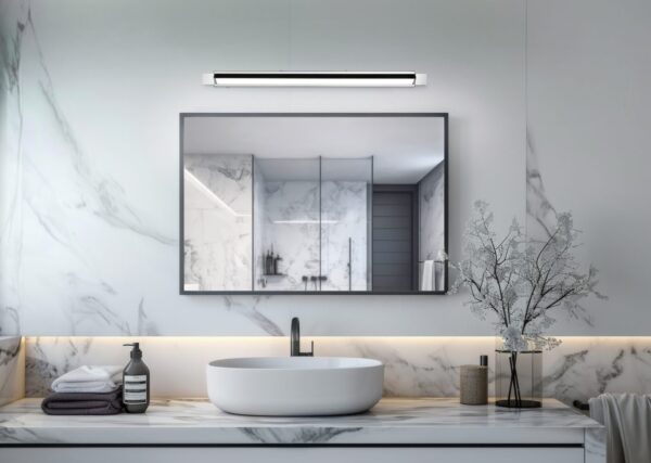 Fabrizio seinävalaisin LED 80 cm kromi - Image 6