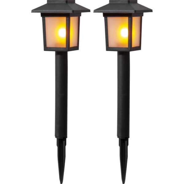 Aurinkokennovalaisin Flame Mini pollari (2 kpl)