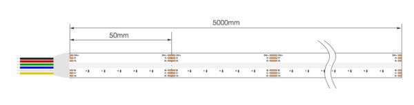 LED-nauha COB RGB+CCT 5m - Image 3