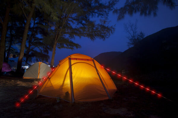Camprope köysi led-valoilla oranssi 10m - Image 3