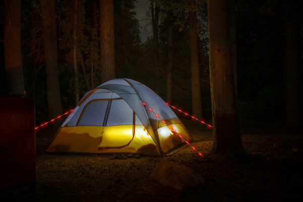 Camprope köysi led-valoilla oranssi 10m - Image 4