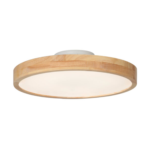 FocusLight Karen LED-plafondi puuta 30cm CCT