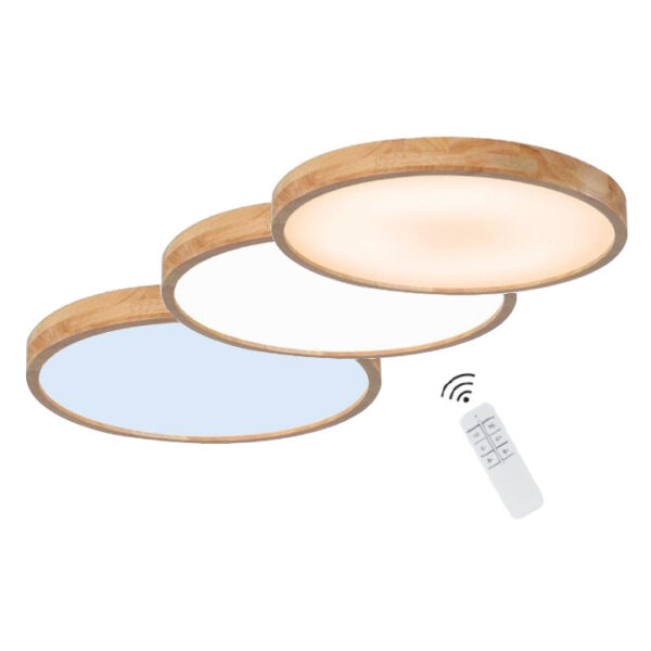 FocusLight Karen LED-plafondi puuta 50cm CCT - Image 2