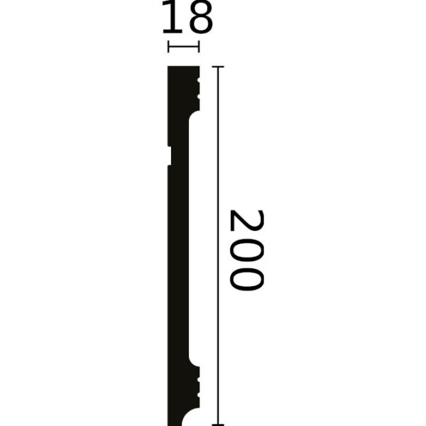 Noël & Marquet Wallstyl FD20 lattialista 2m - Image 2