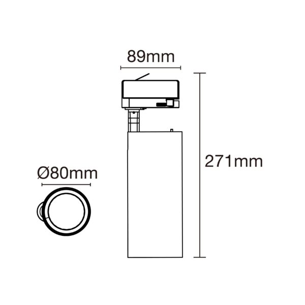 LiTbyCARDI Mikro L kiskovalaisin 39W 3CCT DIM valkoinen - Image 3
