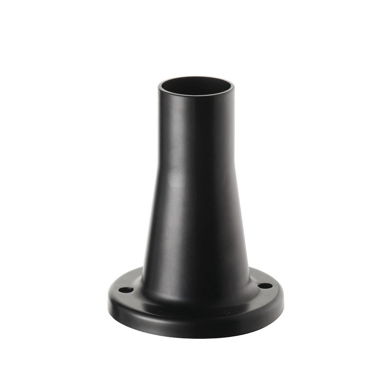 Muurijalusta Ø 60 mm musta