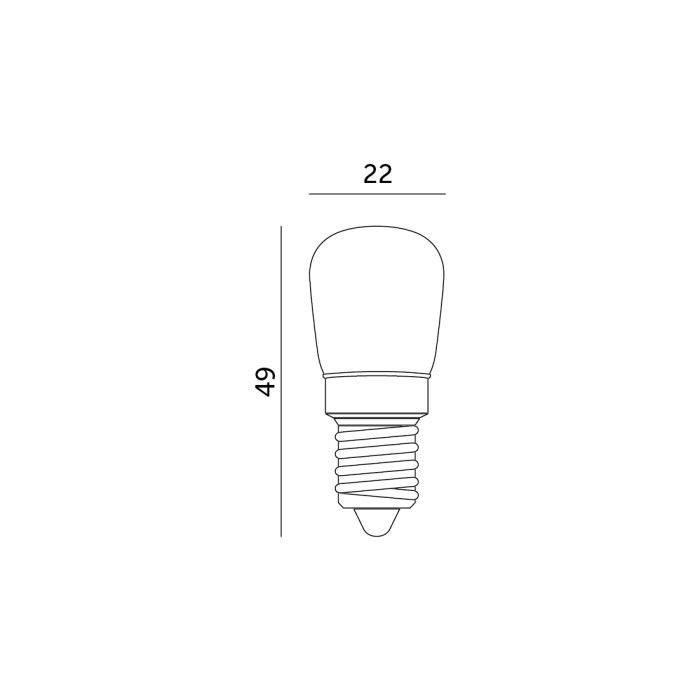 Varalamppu (Block/Flos) LED E14 4000K - Image 2