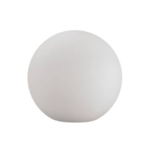 Pallokupu lasia Ø400mm aukko 150mm matta valkoinen