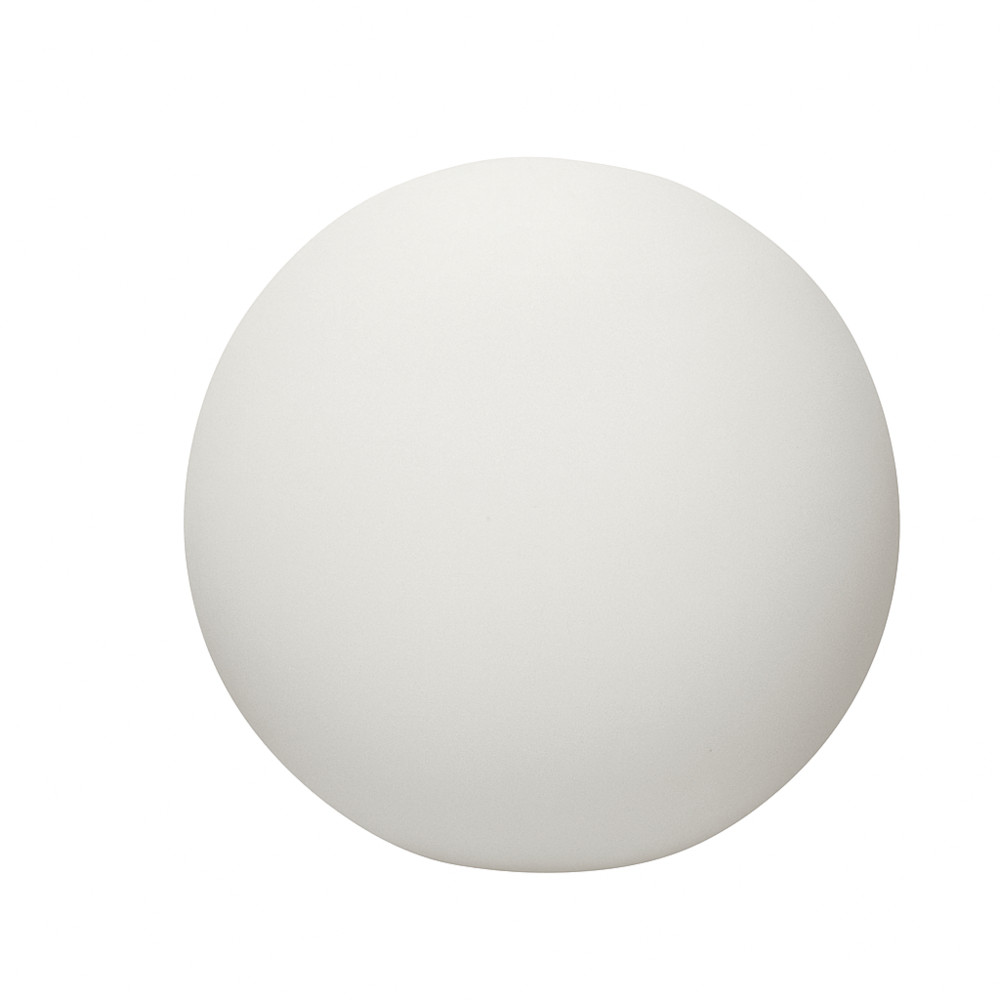 Pallokupu Ø160mm matta valkoinen, aukko 50 mm