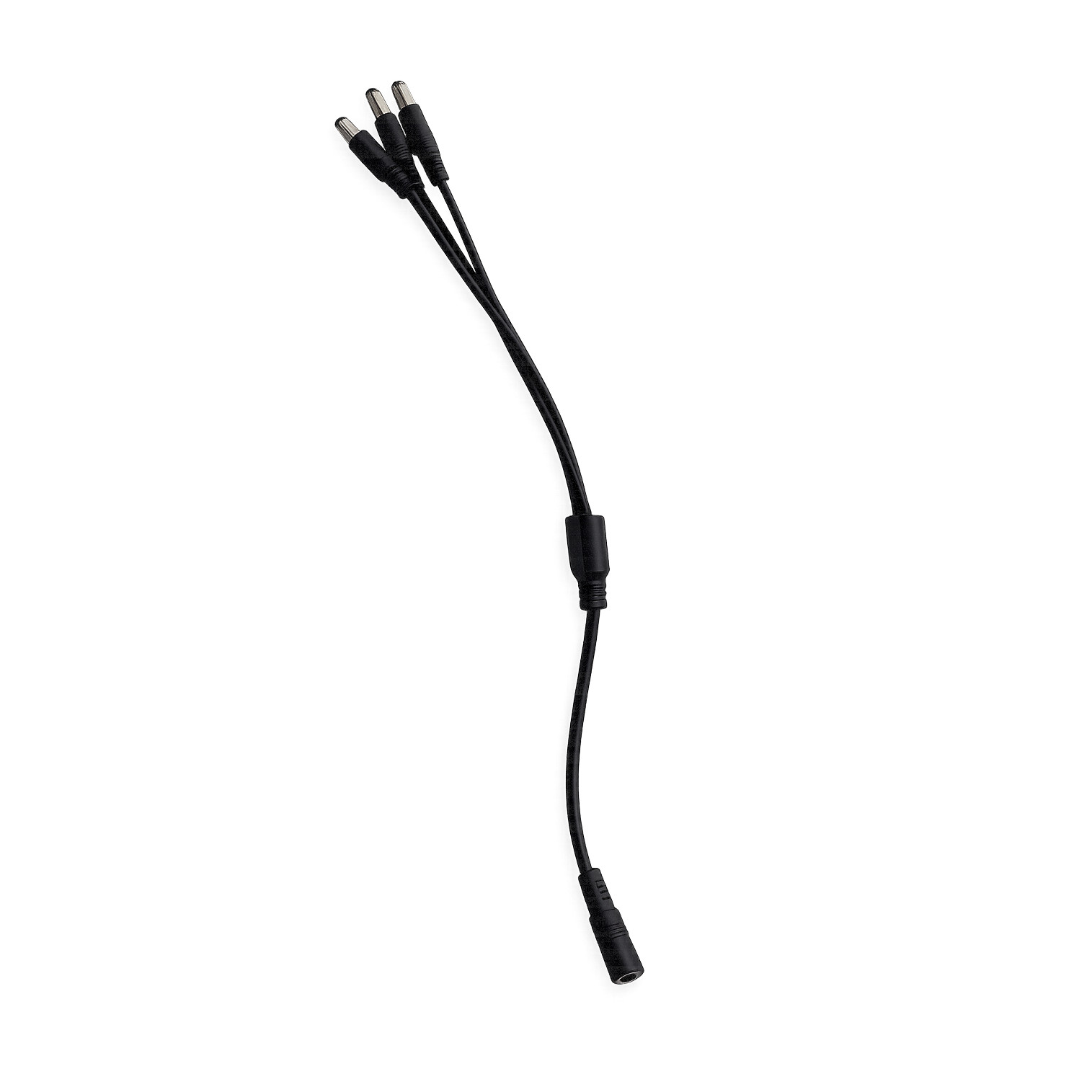 DC-plug haaroituskaapeli 2.1/5.5 mm 3-osainen