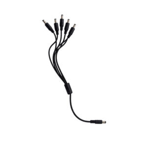 DC-plug haaroituskaapeli 2.1/5.5 mm 5-osainen