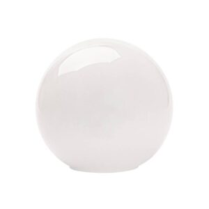Pallokupu Ø120mm kiiltävä valkoinen aukko 55mm