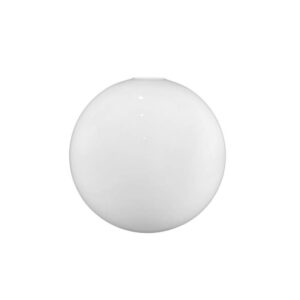 Lasikupu 25 cm kiiltävä valkoinen