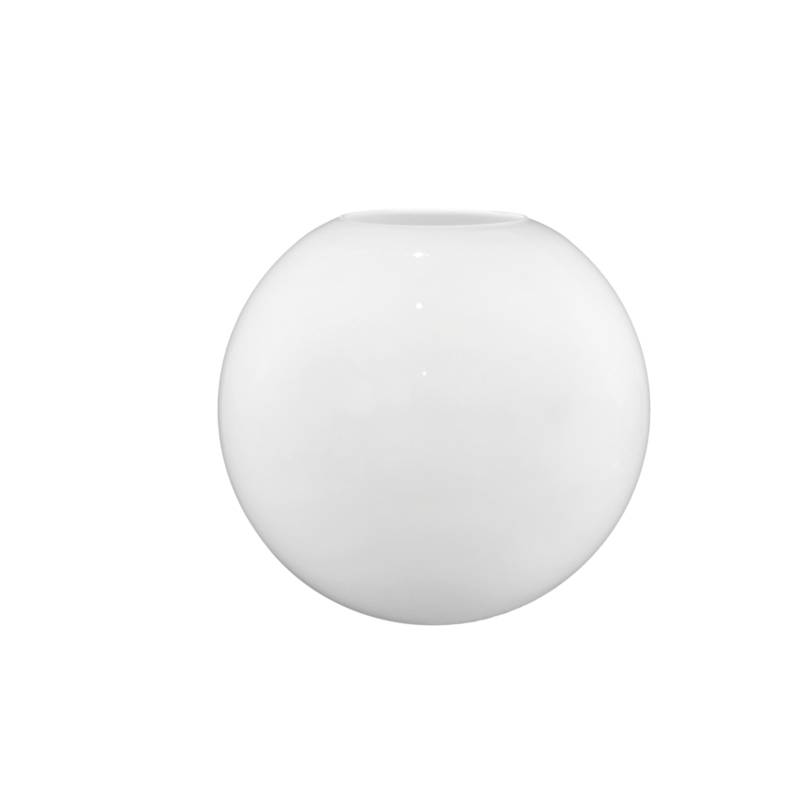 Lasikupu 25 cm kiiltävä valkoinen - Image 2