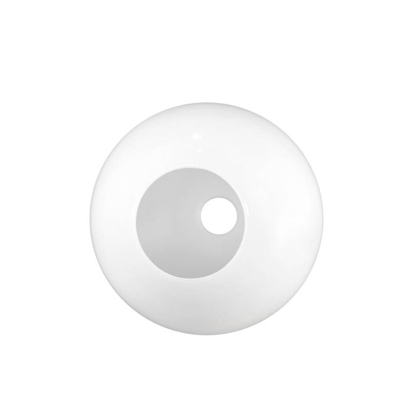 Lasikupu 25 cm kiiltävä valkoinen - Image 4