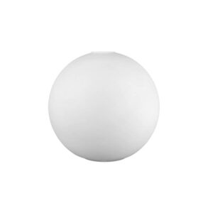 Lasikupu 25 cm mattavalkoinen