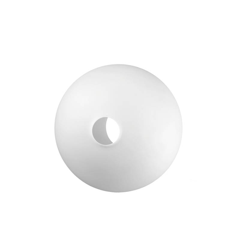 Lasikupu 25 cm mattavalkoinen - Image 3