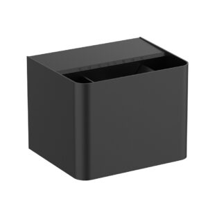 JL LED-seinävalaisin Volta musta (IP65) pistorasialla